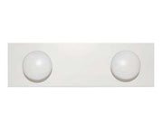APPENDIABITI IN LEGNO 2 POSTI BIANCO  cm.9x29