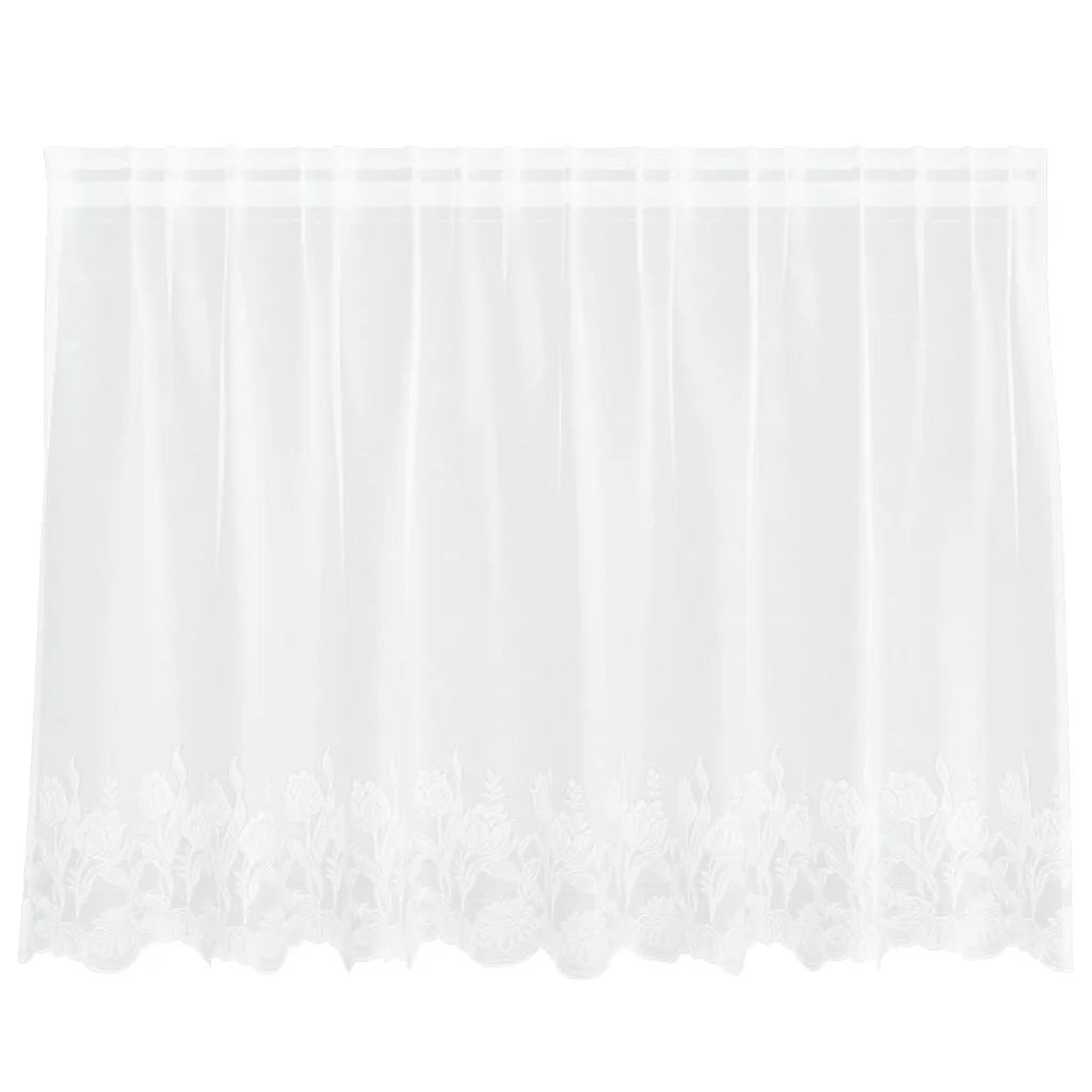 vidaXL Tende con tende Bianco 200 x 100 cm Poliestere