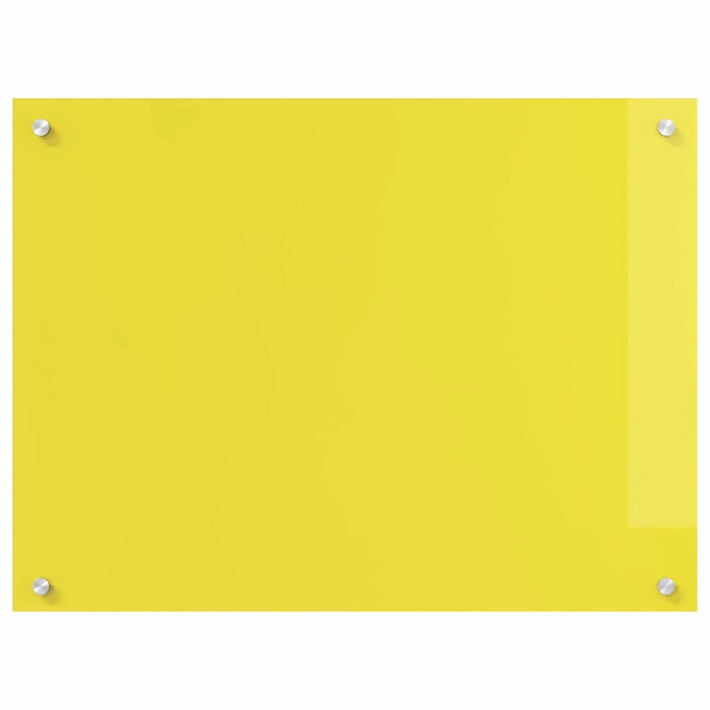 Schienale da cucina Giallo 80 x 60 cm vetro temperato 42001255
