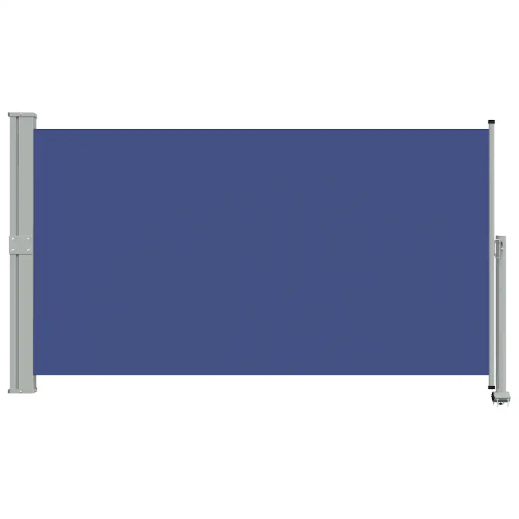Tenda da Sole Laterale Retrattile per Patio 140x300 cm Blu