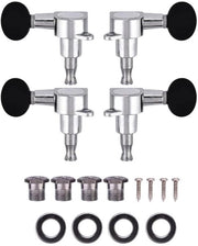 Componenti per Ukulele - Vibranze per Ukulele - Duratura e Affidabilità - Finestra in Acciaio Inox e Nero - Strumenti Musicali - Per Appassionati di Musica...