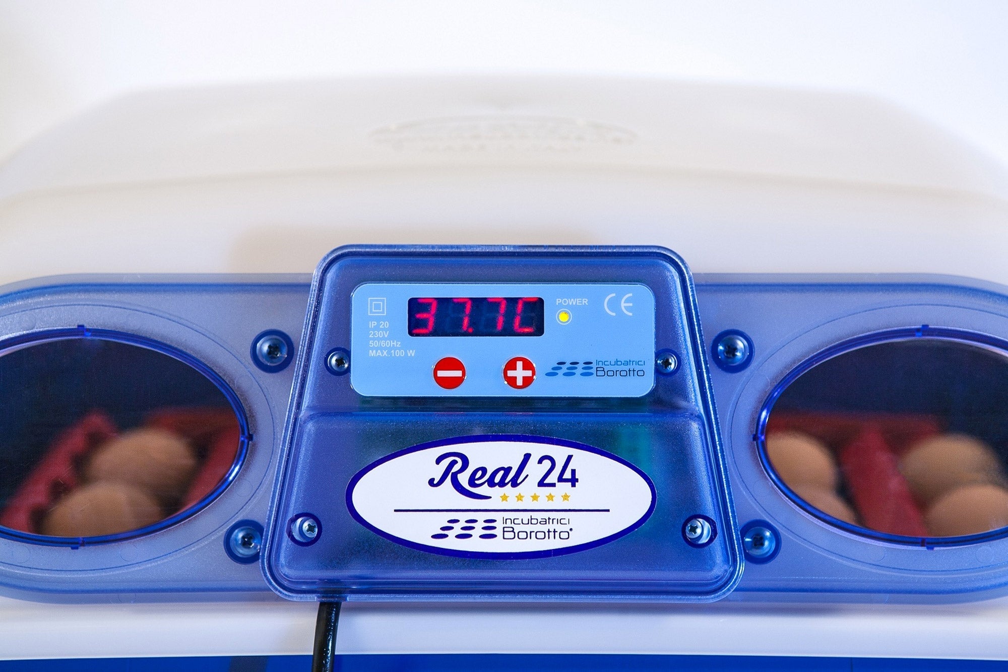 Incubatrice per Uova Semi Automatica Professionale Borotto Real 24