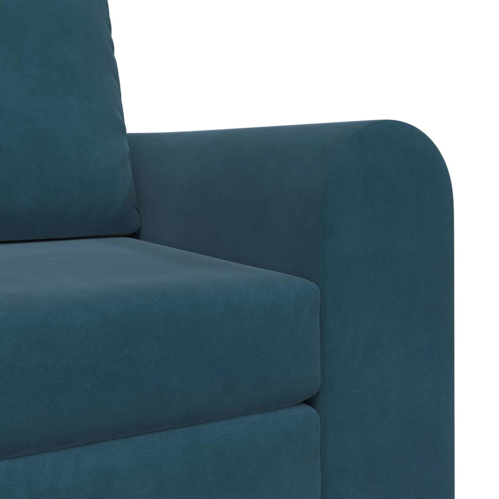 Divano letto Blu 98 x 71 x 83 cm Velluto 4106665