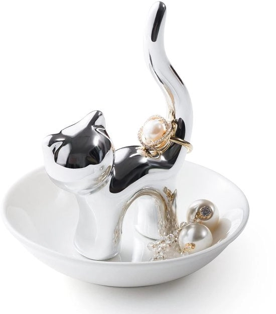 Catena per anelli decorativa personalizzabile, supporto per gioielli Kawaii, regalo di compleanno per donna, madre, migliore amica, sposa, Natale, San Valentino, Giornata della mamma