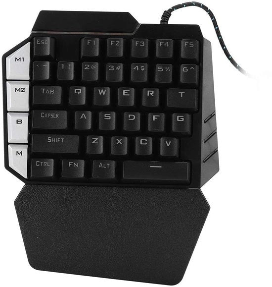 Tastiera da Gioco Portatile - Mini - Meccanica - Plug e Play - 38 Tasti - Accessori per Giocatori