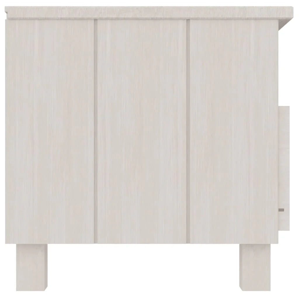 Mobile TV multimediale mensola TV credenza TV per sala da pranzo soggiorno camera da letto 106 x 40 x 40 cm legno massello di pino bianco 02_0027629