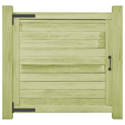 Cancello da Giardino-Porta da giardino in Legno di Pino Impregnato 100x100 cm