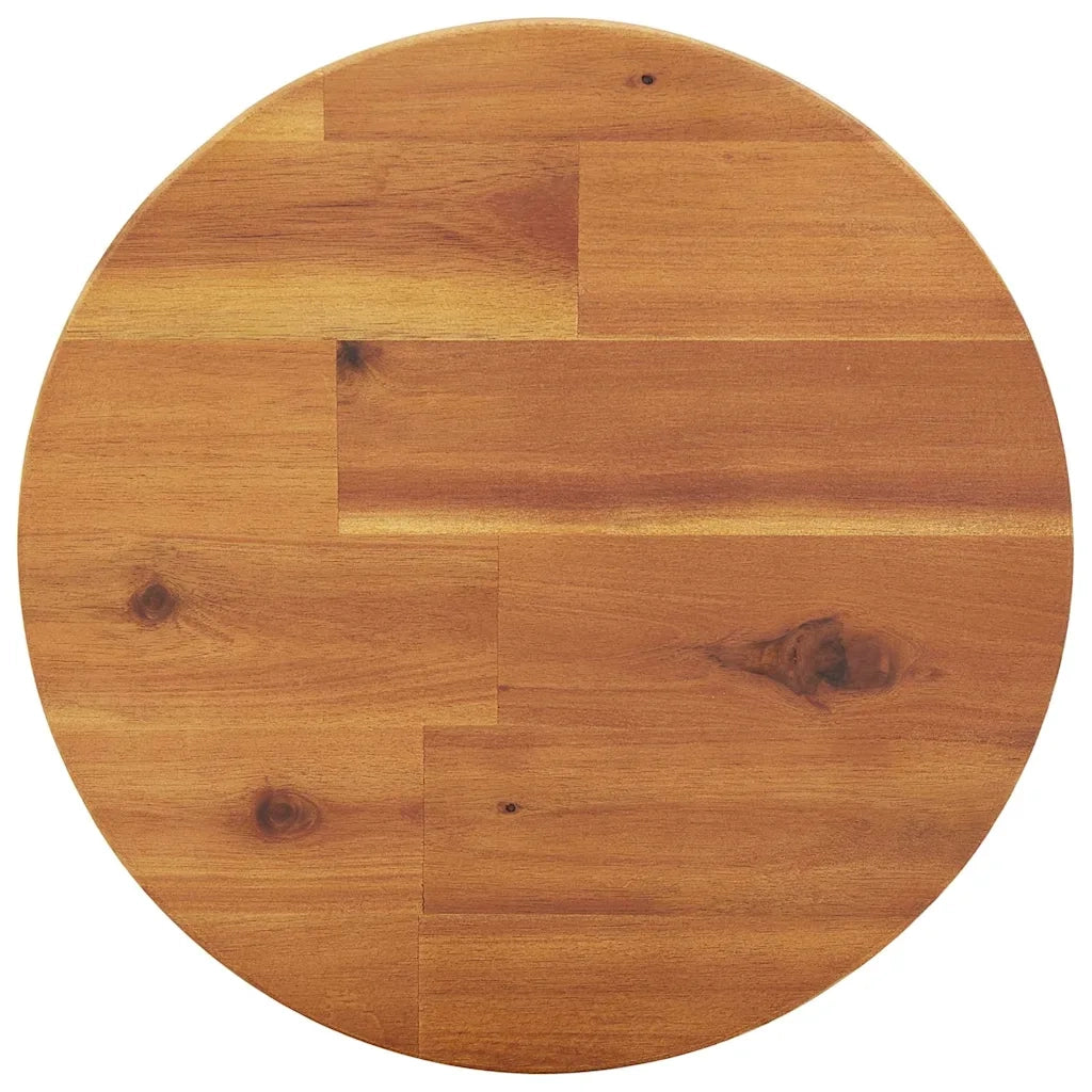 Sgabelli da Bar 2 pz in Legno Massello di Acacia