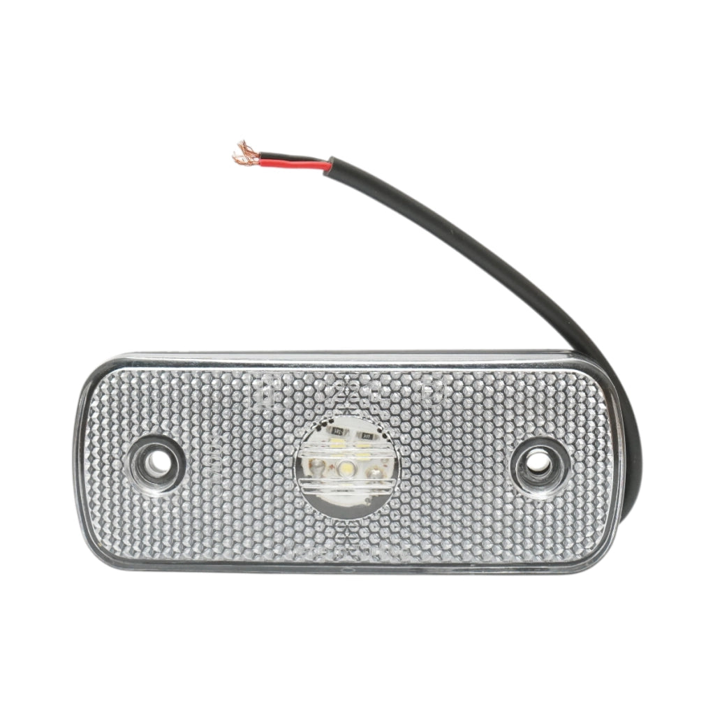 Luce di posizione laterale sottile LED 12-24V bianco 108x43,5x12mm Breckner Germany
