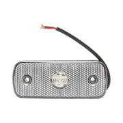 Luce di posizione laterale sottile LED 12-24V bianco 108x43,5x12mm Breckner Germany