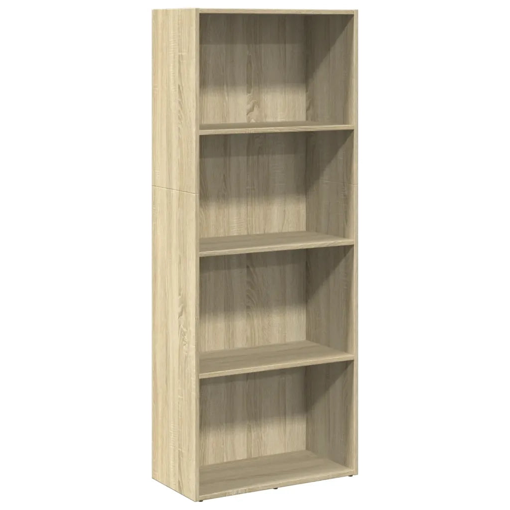 Libreria Rovere Sonoma 60x30x152 cm in Legno Multistrato 857910