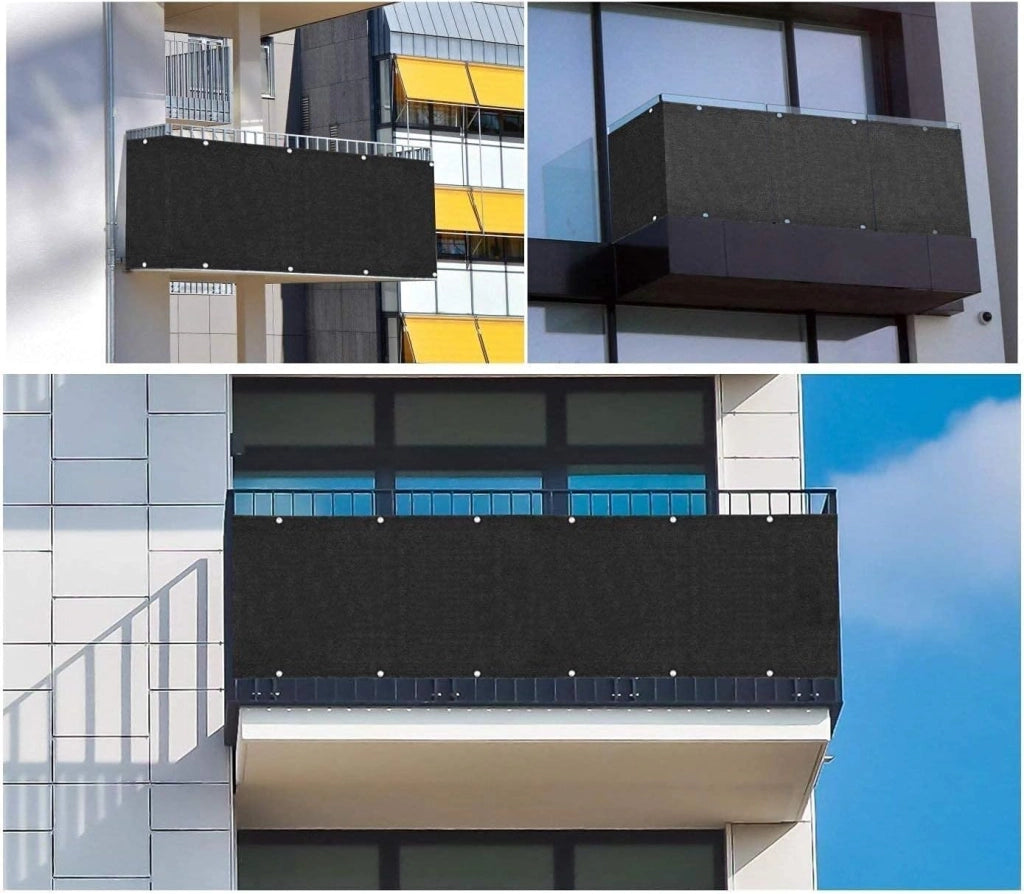 Protezione per recinzione da giardino – HDPE resistente ai raggi UV, maggiore durata, design con asole in metallo