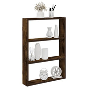 Mensola a Muro Rovere Fumo 43x9x60 cm in Truciolato 860053