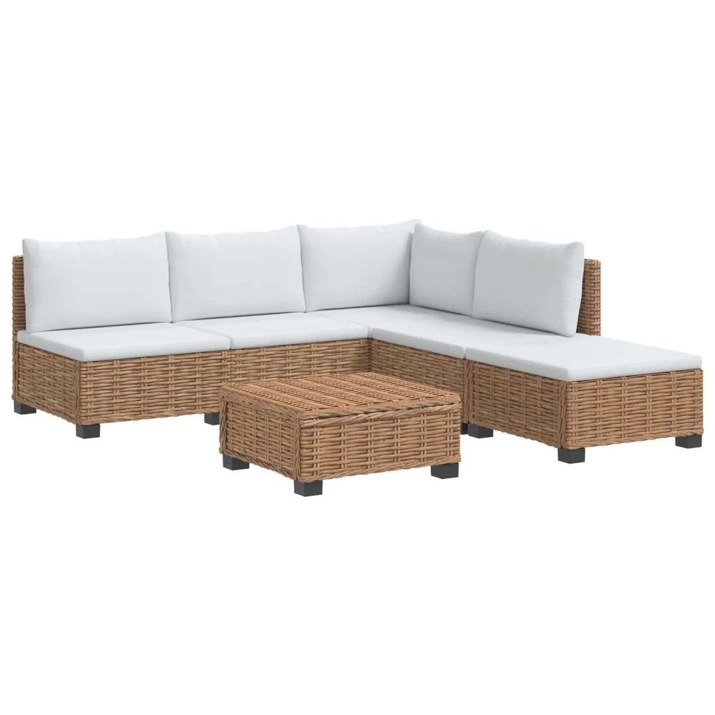 6 pz Set Lounge in Rattan con Cuscini GENDT Rattan naturale 3429870