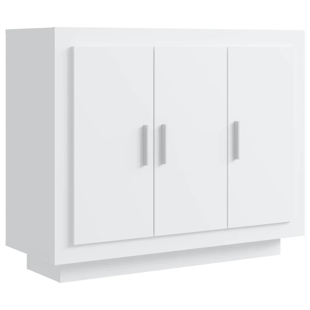 Buffet credenza cassettiera armadio mobile contenitore organizer per cucina soggiorno salotto 92 x 35 x 75 cm legno ingegnerizzato bianco 02_0030540