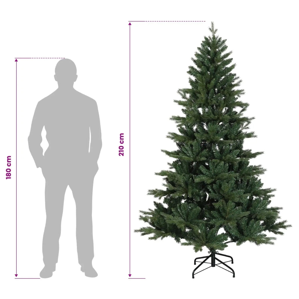 Albero di Natale Artificiale con Rami Pieghevoli 210 cm 42055530