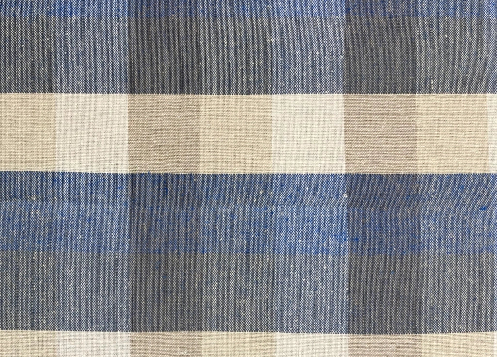 Tovaglia Per Salotto Cucina Tavolo 100% Cotone Made In Italy Country RP - 140x360 - Blu