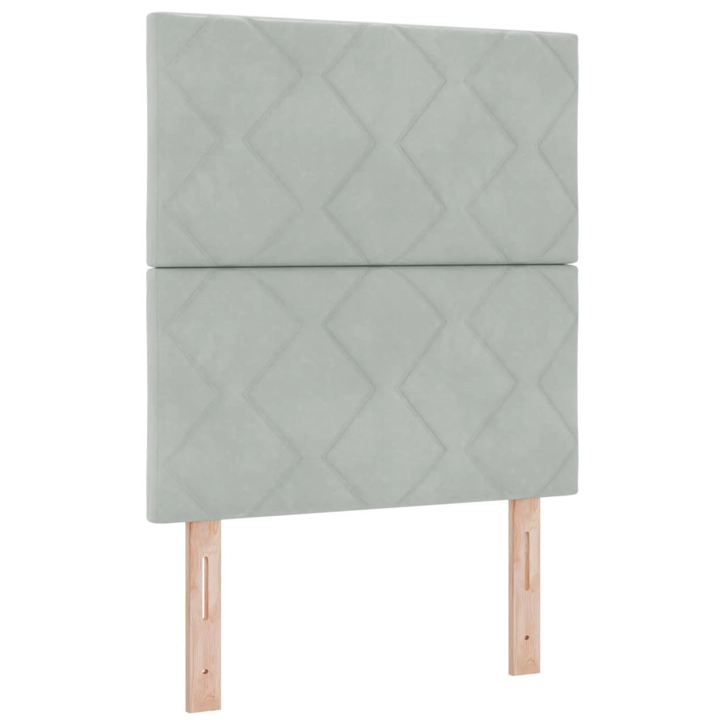 Letto Ottomano con Materasso e LED Grigio Chiaro 80 x 200 cm 3458337