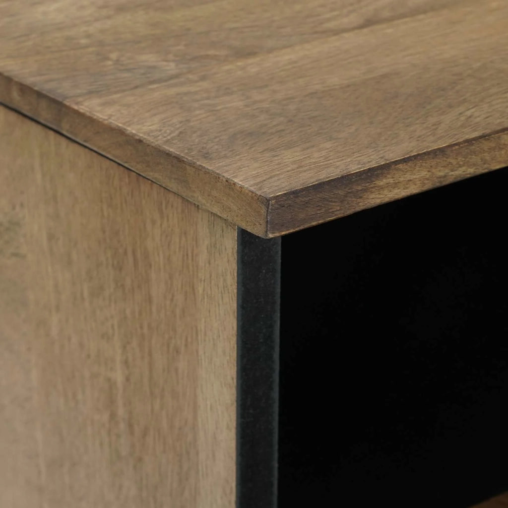 Mobile TV Marrone 70 x 33,5 x 46 cm Legno di mango massello 4018333