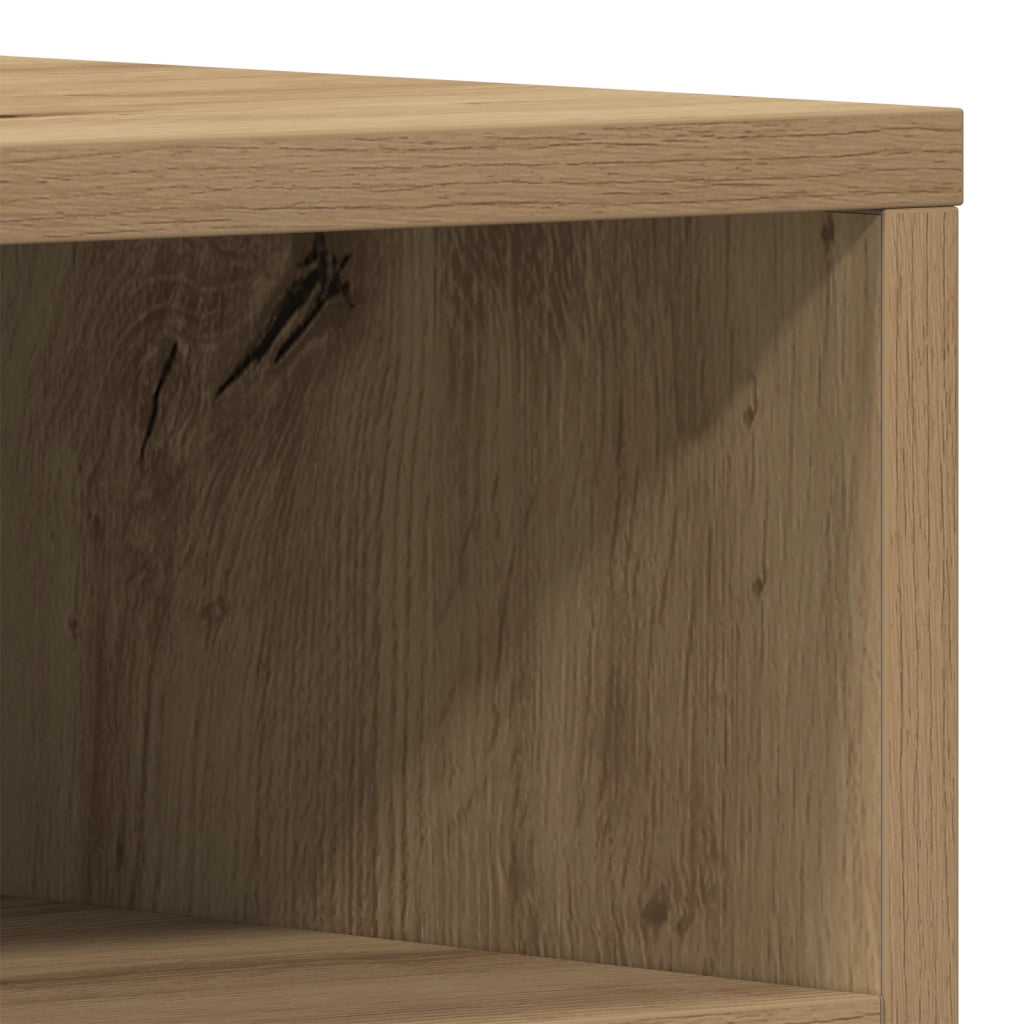 Mobile TV in rovere artigianale 150x30x44,5 cm in legno ingegnerizzato