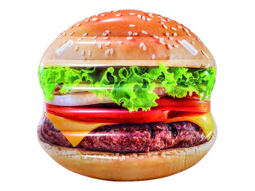 ISOLA GALLEGGIANTE INTEX HAMBURGER 145X142 CM-58780NP