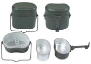Misure Militari in Lega di Alluminio - Ciotola Multifunzionale con Maniglia Antiscivolo - Adatta per l'Esterno - Duratura - Resistente ai Colpi - Ciotola per Cucina