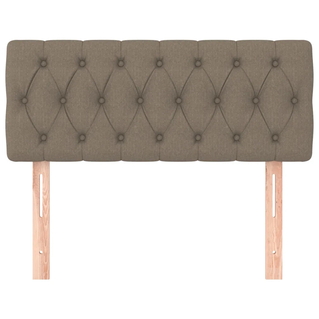 Testiera Tortora 90x7x78/88 cm in Tessuto