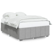 Letto matrimoniale | Letto per adulti | Giroletto senza Materasso Grigio Chiaro 140x200 cm Tessuto