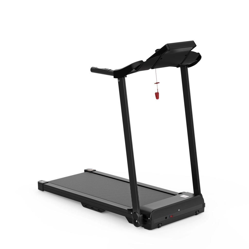 Tapis Roulant Pieghevole fino a 12 km/h con App, Display LED, Sensori Cardio e Portata 120 kg
