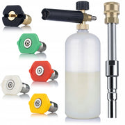 Set Accessori per Idropulitrici – Compatibile con Kranzle D12, Nilfisk Alto | Lancia, 5 Ugelli 1/4 QC