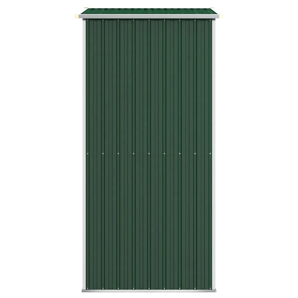 Capanno da Giardino Verde 192x108x223 cm in Acciaio Zincato 319267
