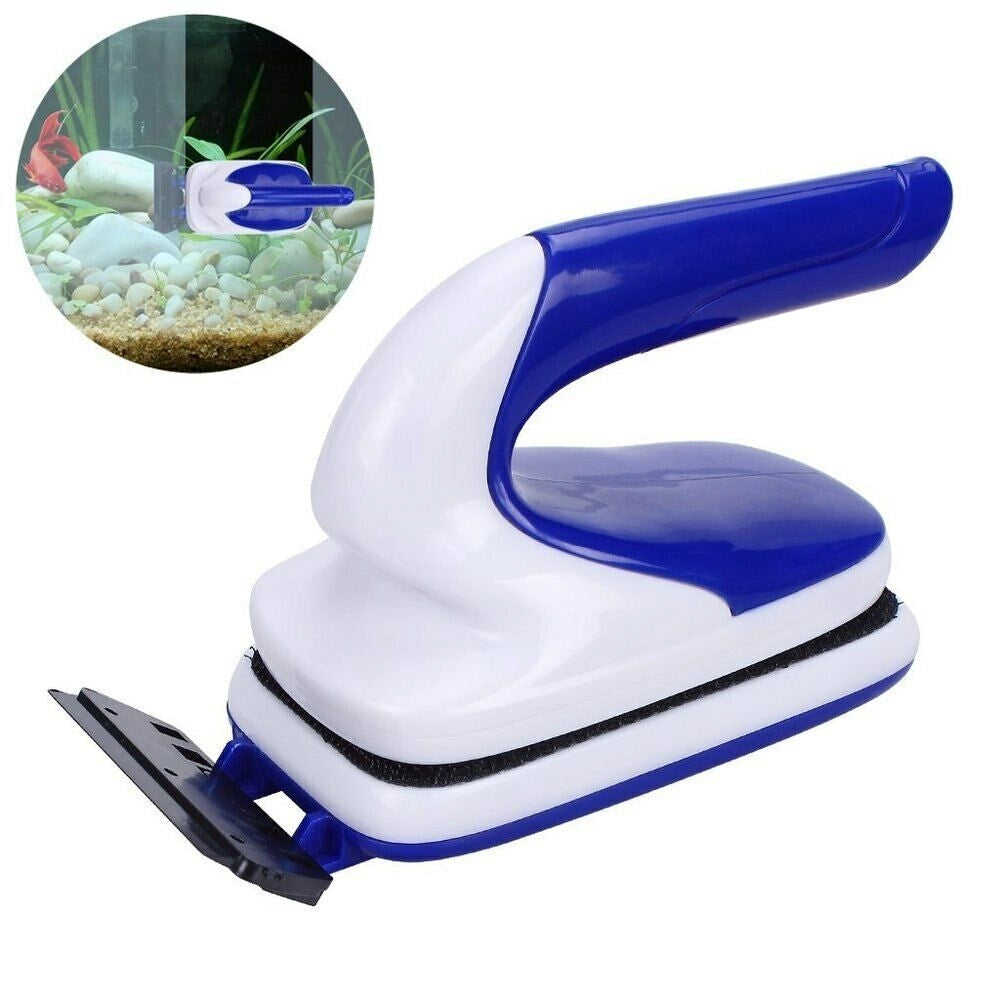Calamita acquario pulitore tergi vetro 10-16mm magnetico con raschietto DN-12