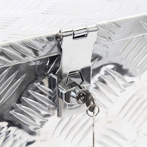 Cassetta porta attrezzi camion in alluminio 60 x 25 x 30 cm Baule sottoscocca