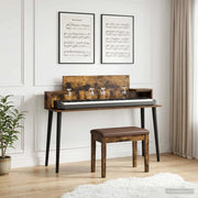 Scrivania studio Rovere Fumo 130 x 36 x 19,5 cm 8006704