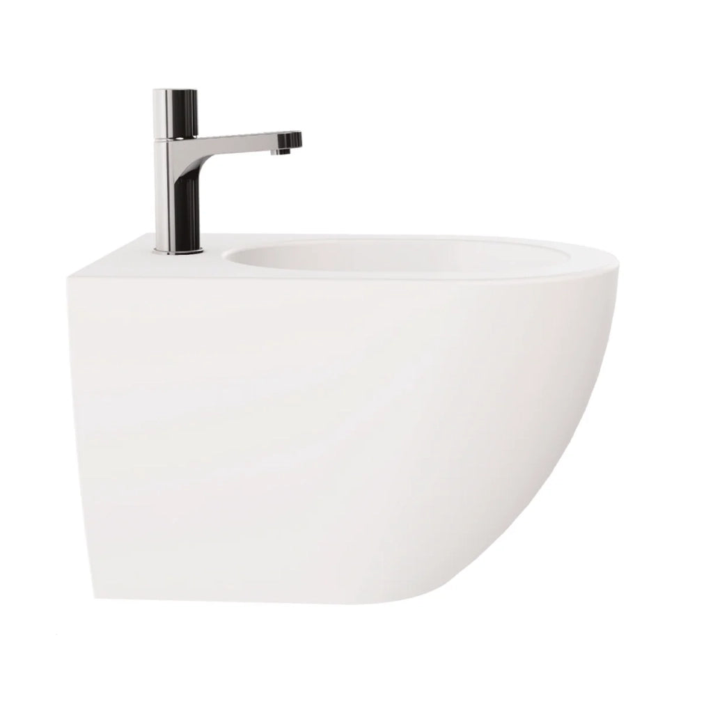 Bidet Sospeso Azzurra Ceramica "Comoda" Bianco Lucido
