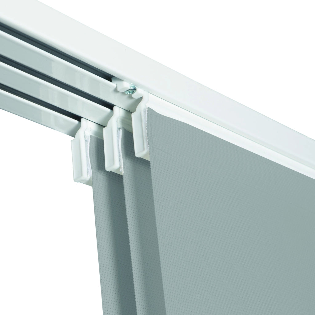 VIEWTEX Kit di pannelli giapponese (binario e pannelli) Screen - Grado di apertura 10% - Grigio perla 144 cm - Made in Europe - 5 anni di garanzia