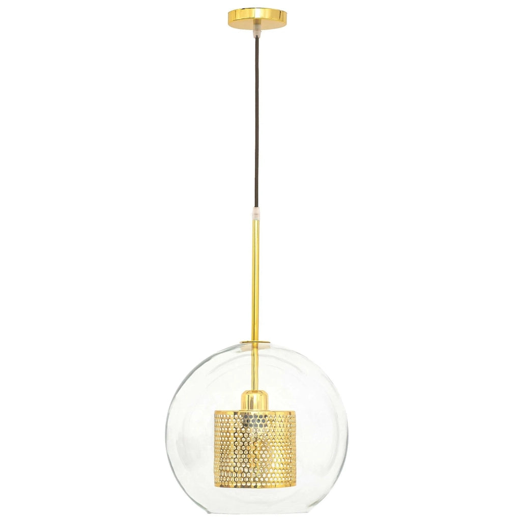 Lampada Pensile Di Vetro Oro Loft APP556-1CP 30cm