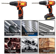 Set di punte per trapano HSS a cobalto - 19 pezzi - Acciaio inossidabile - Dimensioni 1.0 a 10mm - Utilizzabile su legno, metallo e alluminio