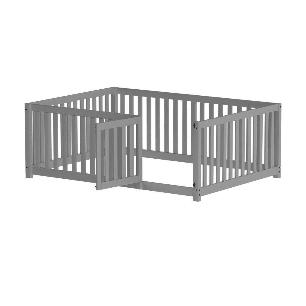 Letto per bambini 140x200 - Xylo - Grigio