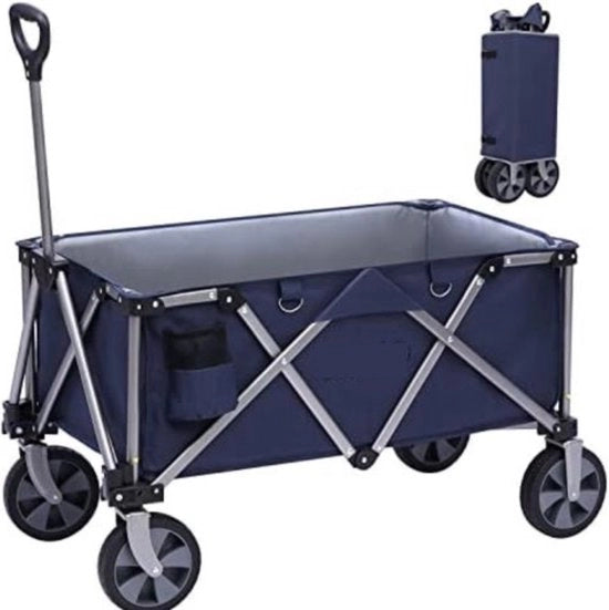 Carrello per Bambini - Carrello con Manubrio - Trasporto per Bambini - Soluzione Utile e Stabile per Escursioni e Trasporto