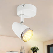 ZMH Faretto da soffitto 1 fiamma 4W orientabile a 350° Lampada da soffitto Soggiorno