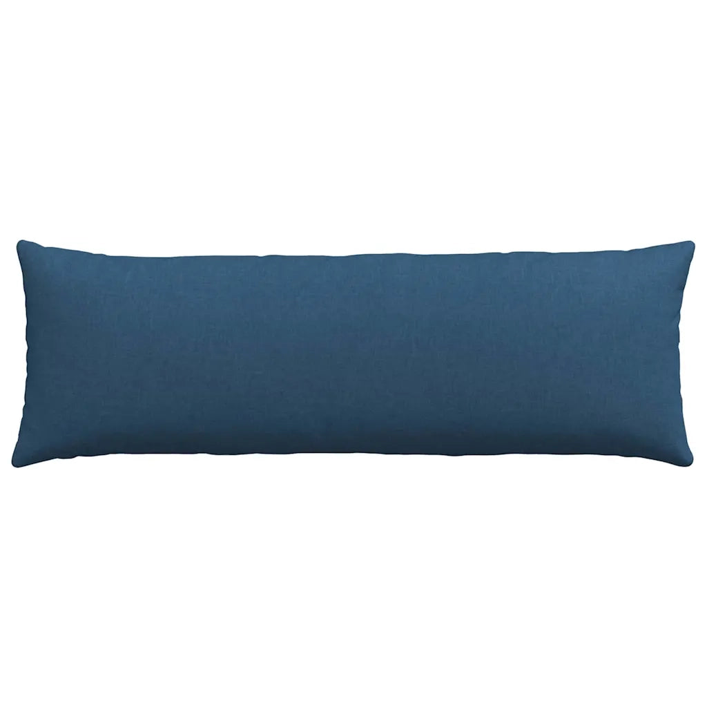 Cuscini da Divano 2 pz-Set di 2 Cuscini per Sofa Blu 120 x 40 cm Tessuto