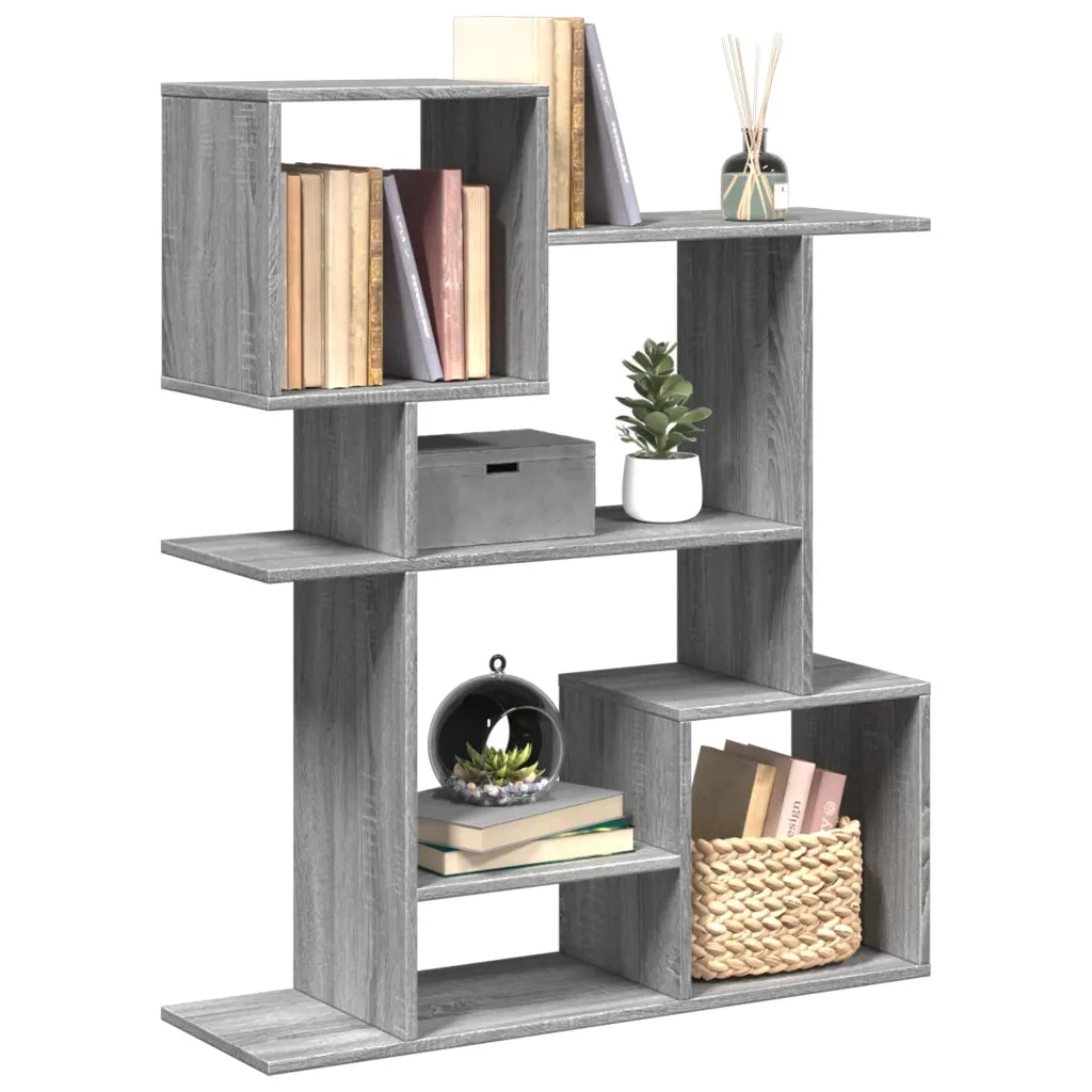 Libreria Divisorio Grigio Sonoma 92x29x112 cm in Truciolato 858125