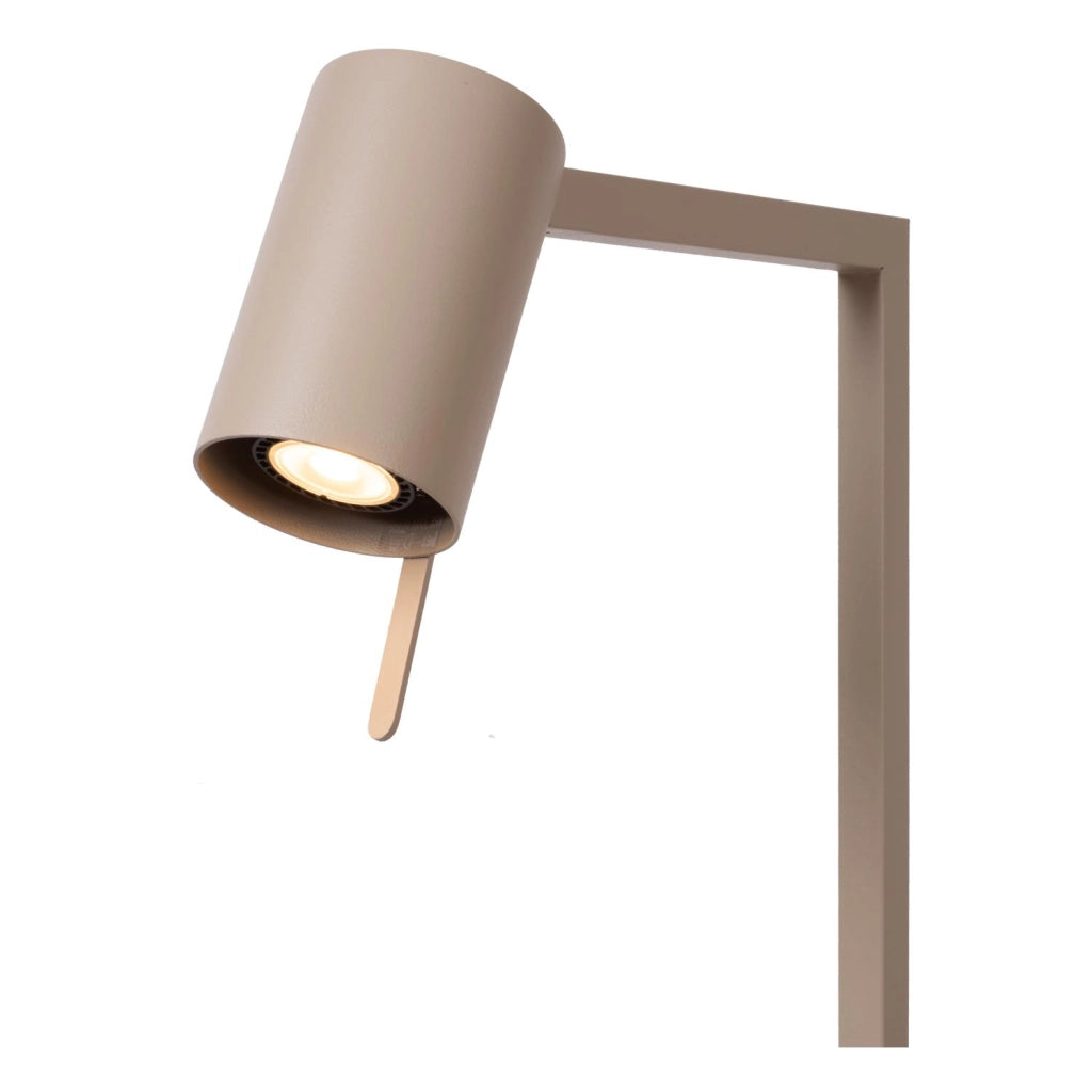 Lampada da terra LESLEY taupe metallo GU10 Lucide