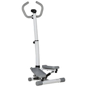 Stepper per allenamento domestico con schermo LCD, velocit¨¤ regolabile, struttura in metallo e ABS, 55 x 53 x 118-128 cm