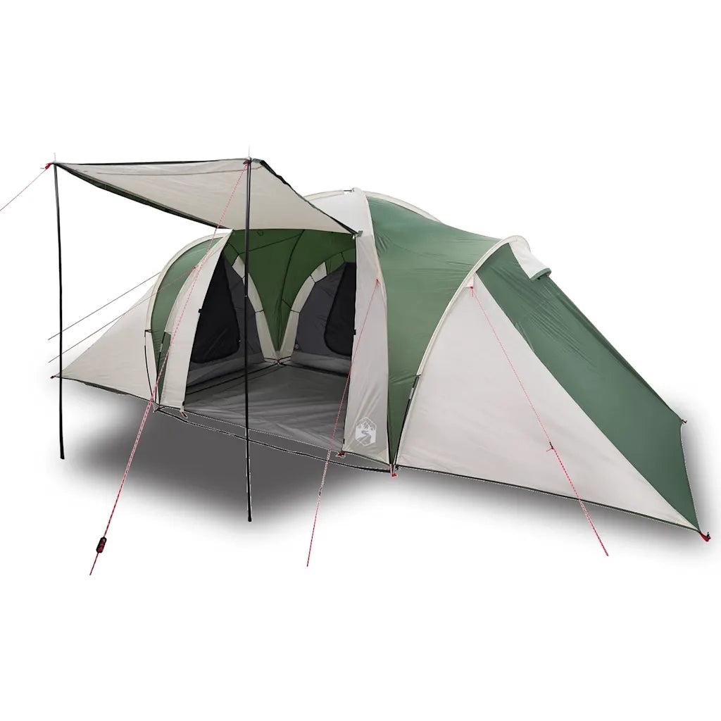 Tenda da Campeggio a Cupola per 6 Persone-Tenda per Escursionismo Verde Impermeabile 509873