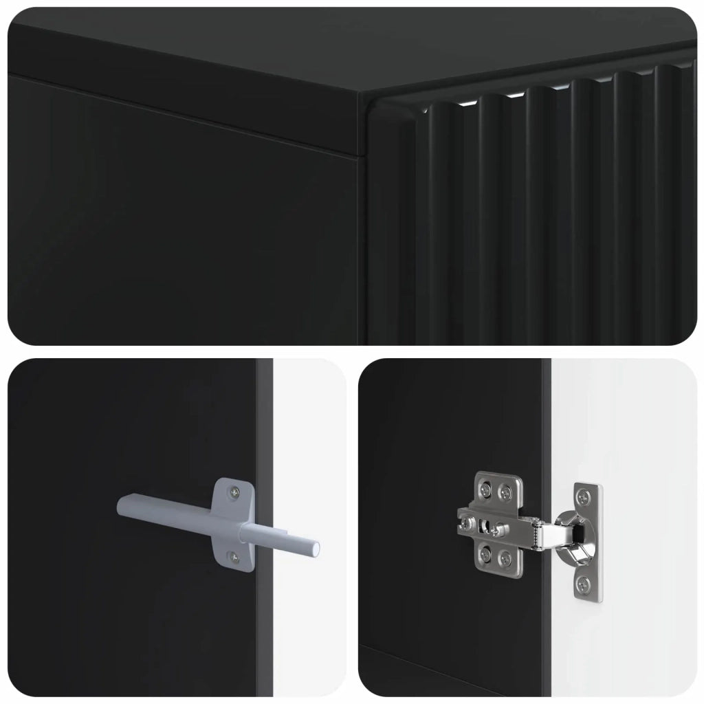 Mobile TV Nero Legno ingegnerizzato 897336