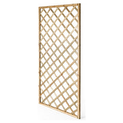 Traliccio In Legno Di Pino Impregnato Pannello Grigliato Per Giardino Balcone E Terrazza Supporto Decorazione Per Piante Rampicanti Privacy Outdoor 90 x 180 Cm Legno Naturale