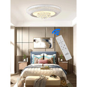 Trade Shop - Plafoniera 166 Watt Lampadario Soffitto Mille Una Notte 3 Toni Luce Telecomando -    -medio   -