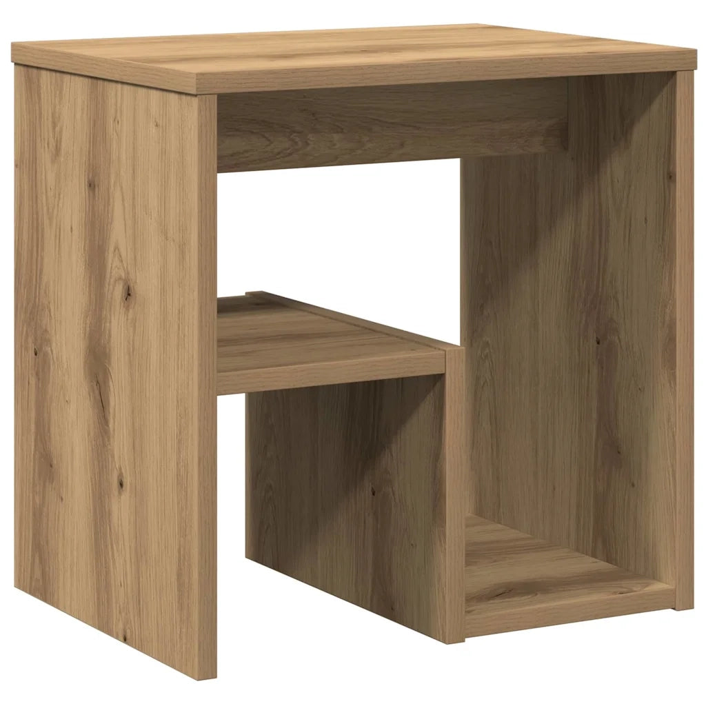 Comodino Rovere Artigianale 40x30x40 cm in Legno Multistrato